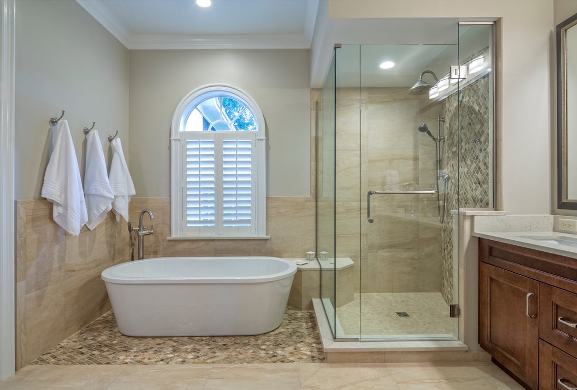 Remodeled Master Bathroom